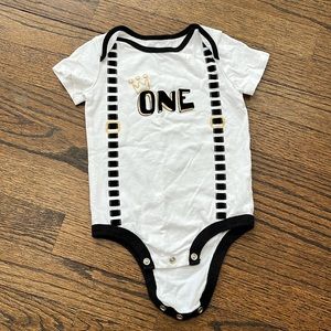 Koala Kids Baby Short Sleeve Bodysuit First Birthday Shirt ONE Size 9-12M